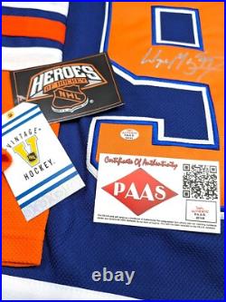 Wayne Gretzky Edmonton Oilers Autographed Signed Jersey Size XL with COA