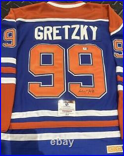 Wayne Gretzky Edmonton Oilers CCM Autographed/Signed Jersey with COA