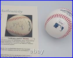 Wayne Gretzky Edmonton Oilers Hof Signed Autographed Romlb Baseball Jsa