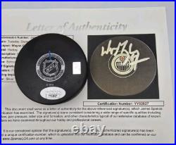Wayne Gretzky Edmonton Oilers Hof Signed NHL Hockey Puck Jsa Wayne Gretzky Edmonton Oilers Hof Signed NHL Hockey Puck Jsa
