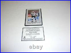 Wayne Gretzky Edmonton Oilers, Kings, Hof! Auto Last 1 Scoreboard/coa Signed Card