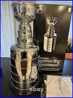 Wayne Gretzky Edmonton Oilers Signed 2' Rep Stanley Cup Trophy Upper Deck