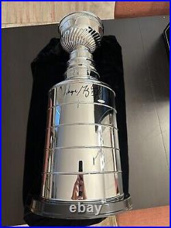 Wayne Gretzky Edmonton Oilers Signed 2' Rep Stanley Cup Trophy Upper Deck