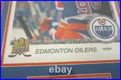 Wayne Gretzky Edmonton Oilers Signed Autographed Blow Up Card Framed UDA Coa