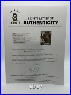 Wayne Gretzky Edmonton Oilers Signed Autographed Funko Pop Beckett LOA