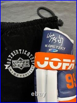 Wayne Gretzky Edmonton Oilers Signed JOFA Right Hand Hockey Glove Upper Deck