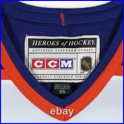 Wayne Gretzky Edmonton Oilers Signed White CCM Heroes of Hockey Jersey UD