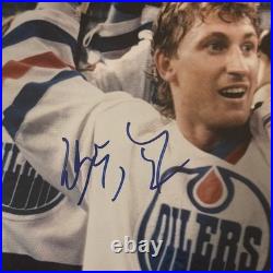 Wayne Gretzky Edmonton Oilers signed autographed 11 x 14 photo PSA/DNA with letter