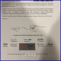 Wayne Gretzky Edmonton Oilers signed autographed 11 x 14 photo PSA/DNA with letter