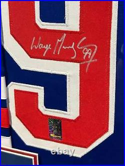 Wayne Gretzky Framed New York Rangers Jersey WGA COA Autographed Signed