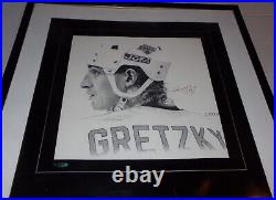 Wayne Gretzky Framed Signed Auto Poster 10/6/1988 Welcome to LA UDA COA