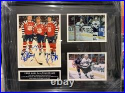 Wayne Gretzky Framed Signed Photo 1992 All-Star Game 3 Hall Of Fame Players JSA