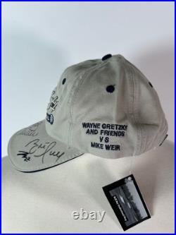 Wayne Gretzky & Friends Multi-Signed Golf Cap Gretzky, Sakic, Hull, Weir JSA L