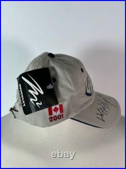 Wayne Gretzky & Friends Multi-Signed Golf Cap Gretzky, Sakic, Hull, Weir JSA L