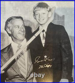 Wayne Gretzky & Gordie Howe Autographed 11x14 with PSA/DNA Full Letter Legends