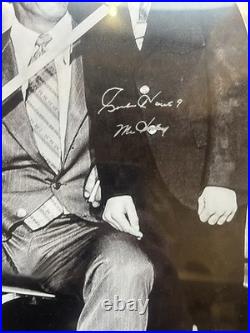 Wayne Gretzky & Gordie Howe Autographed 11x14 with PSA/DNA Full Letter Legends