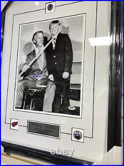 Wayne Gretzky Gordie Howe The Hook Dual Autograph RARE RARE