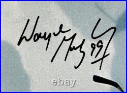 Wayne Gretzky & Grant Fuhr Signed 16x20 Aerial Assault Photo (Fanatics UDA)