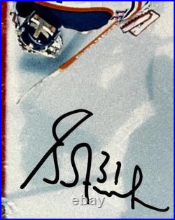 Wayne Gretzky & Grant Fuhr Signed 16x20 Aerial Assault Photo (Fanatics UDA)