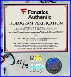 Wayne Gretzky & Grant Fuhr Signed 16x20 Aerial Assault Photo (Fanatics UDA)