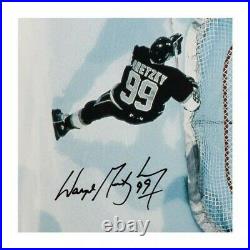 Wayne Gretzky Grant Fuhr Signed Autographed 16X20 Photo Aerial Assault /75 UDA
