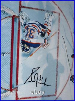 Wayne Gretzky & Grant Fuhr Upper Deck Aerial Assault Signed 16x20 Auto #d/75 Uda