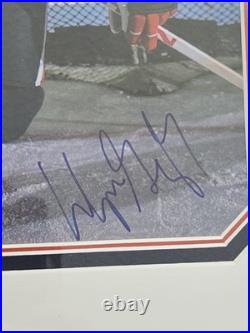 Wayne Gretzky HOF'R Signed, Framed & Matted JSA COA