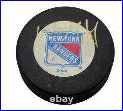 Wayne Gretzky HOF Signed/Autographed New York Rangers Hockey Puck PSA/DNA 197453
