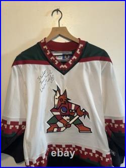Wayne Gretzky HOF Signed Phoenix Coyotes Jersey AUTO Authentic 99 As Shown