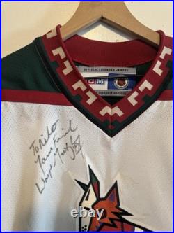 Wayne Gretzky HOF Signed Phoenix Coyotes Jersey AUTO Authentic 99 As Shown