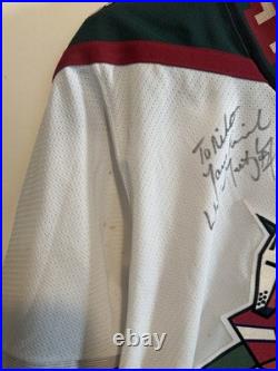 Wayne Gretzky HOF Signed Phoenix Coyotes Jersey AUTO Authentic 99 As Shown