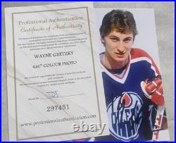 Wayne Gretzky Hand Signed Autograph 4x6 Photo COA Edmonton Oilers
