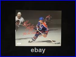Wayne Gretzky Hand Signed Edmonton Oilers 8x10 Photo Autographed COA Hockey