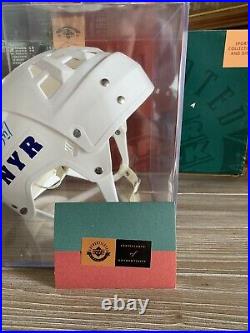 Wayne Gretzky Helmet, New York Rangers