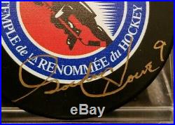 Wayne Gretzky Hof + Gordie Howe Mr Hockey Dual Signed Puck Rare NHL Stars + Coa