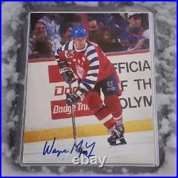 Wayne Gretzky Hof Signed 8x10 NHL Photo 75-year NHL Anniversary All Star No Coa