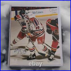 Wayne Gretzky Hof Signed Autographed 8x10 New York Rangers NHL Photo No Coa