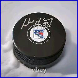 Wayne Gretzky Hof Signed Nyr Ny Licensed New York Rangers NHL Puck No Coa Rare