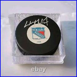 Wayne Gretzky Hof Signed Vintage Nyr Ny New York Rangers NHL Puck No Coa Rare