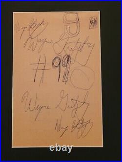 Wayne Gretzky Holy Grail of his Autograph Auto Signed Amazing