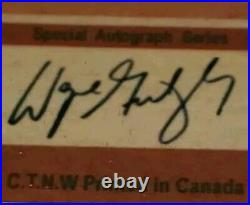 Wayne Gretzky Indianapolis Racers Special Autograph Series Signed Vintage Card