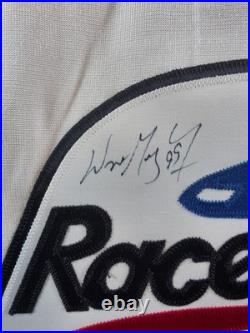 Wayne Gretzky Indianapolis Racers WHA Signed Hockey Jersey! UPPER Deck (UDA)
