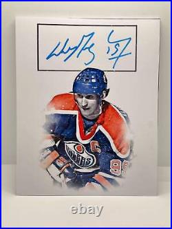 Wayne Gretzky Inscribed Number Signed Autographed Photo Authentic 8X10 COA