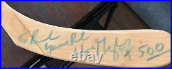 Wayne Gretzky Issued Autographed Stick With Inscription and JSA LoA
