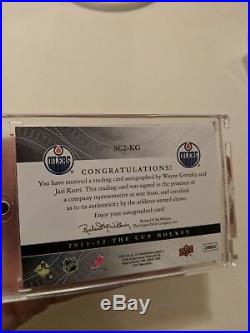 Wayne Gretzky & Jaki Kurri Duel Auto! 2012 The Cup 24/25