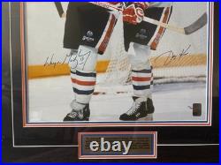 Wayne Gretzky Jari Kurri Signed 16x20 Photo WG Authentic #190/199 Framed