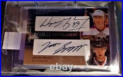 Wayne Gretzky, Jason Spezza-02/03 Ud Rookie Dual Auto/autograph Rare & Mint