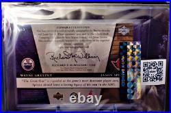 Wayne Gretzky, Jason Spezza-02/03 Ud Rookie Dual Auto/autograph Rare & Mint