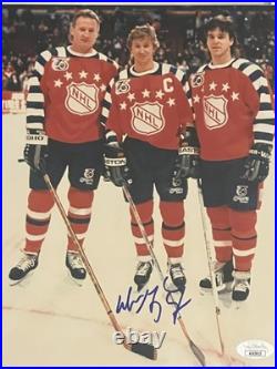 Wayne Gretzky Kings 1992 NHL All-Star Game Autographed Framed Photo withJSA COA