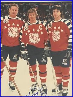 Wayne Gretzky Kings 1992 NHL All-Star Game Autographed Framed Photo withJSA COA